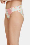 Zivame Retro Vibes Low Rise Full Coverage Bikini Panty - Flamingo Pink — thumbnail 5
